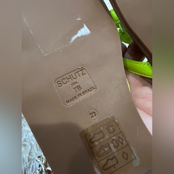 SCHUTZ Lyta Patent Strappy Slide Sandals - Size 7 - NWOT - Picture 4 of 6